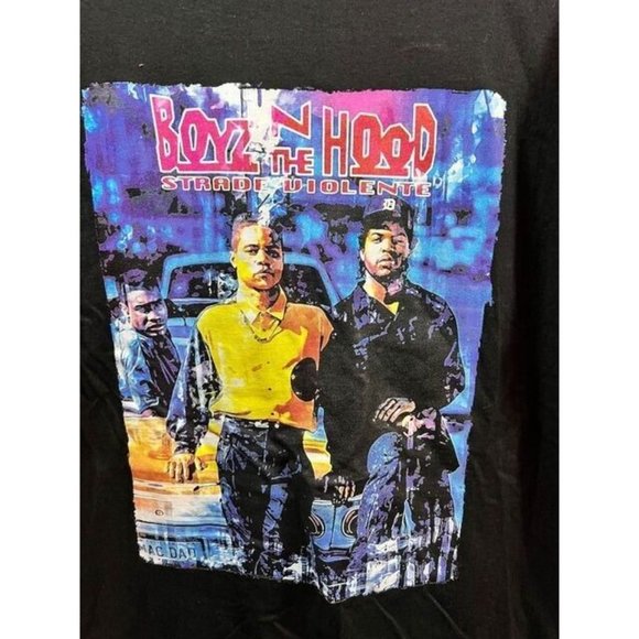 Boys In The Hood Shirt Adult‎ Medium Black Short Sleeve Pullover Tee Mens NWOT. - Picture 4 of 9